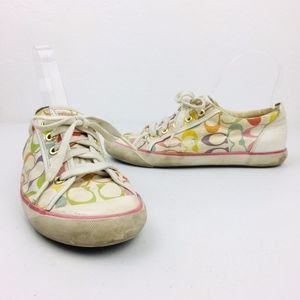 coach scribble sneakers